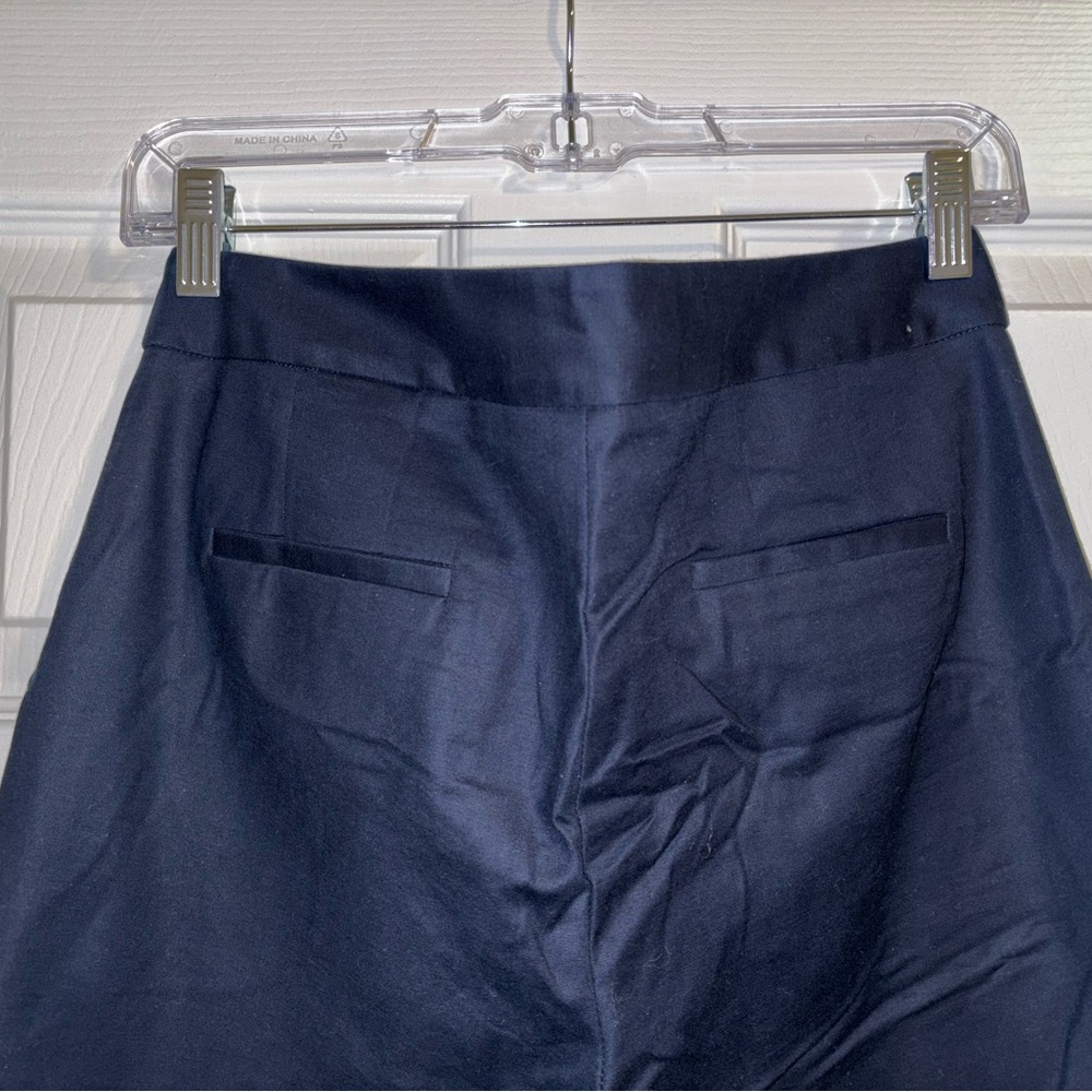 Designer Navy Blue Dress Pants - Picture 5 of 8